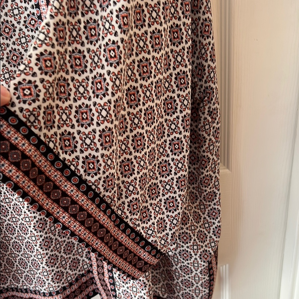 Max Studio Geometric Patterned Kimono Cardigan 1X - Picture 3 of 3